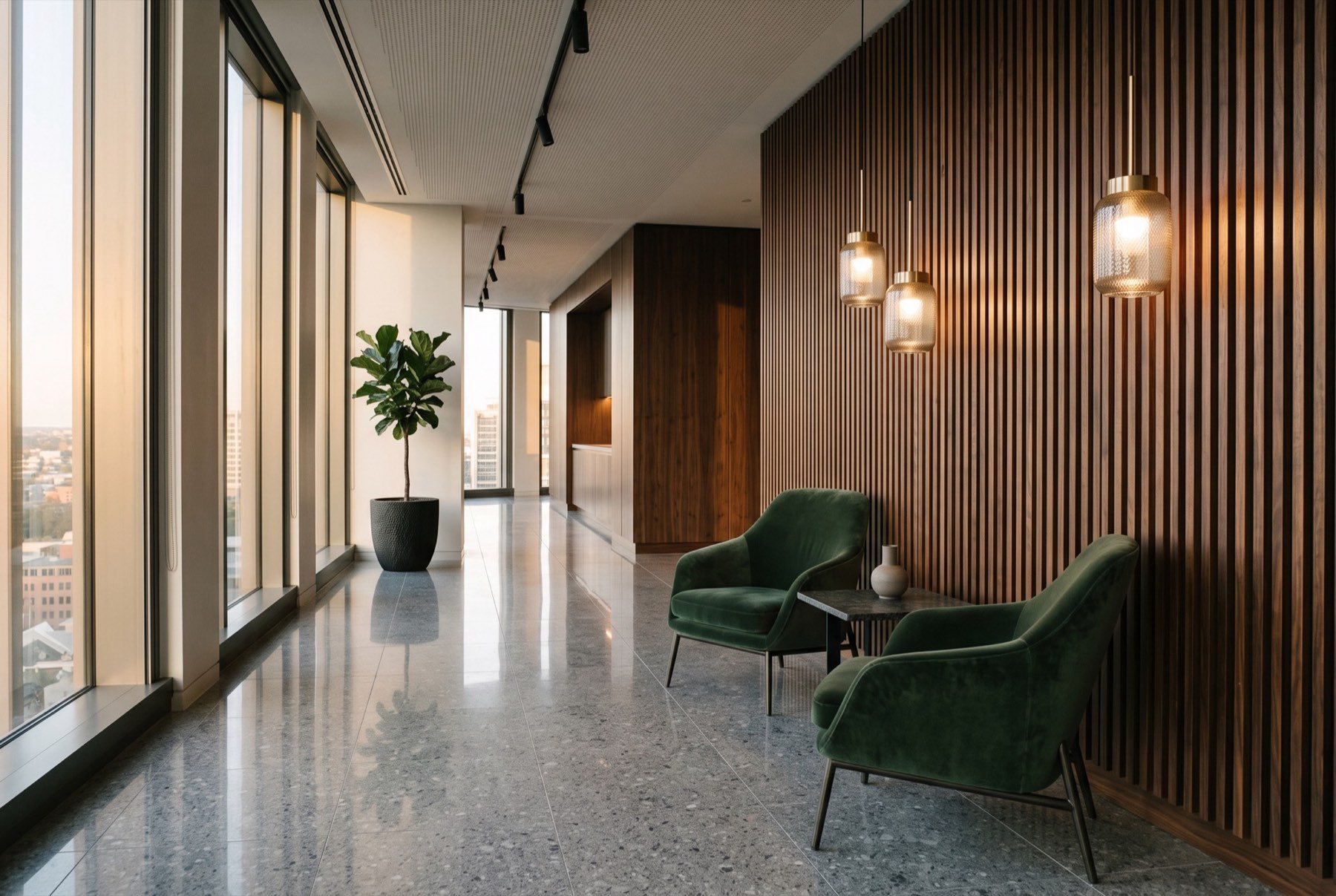 Recepción de las oficinas de Keterfor